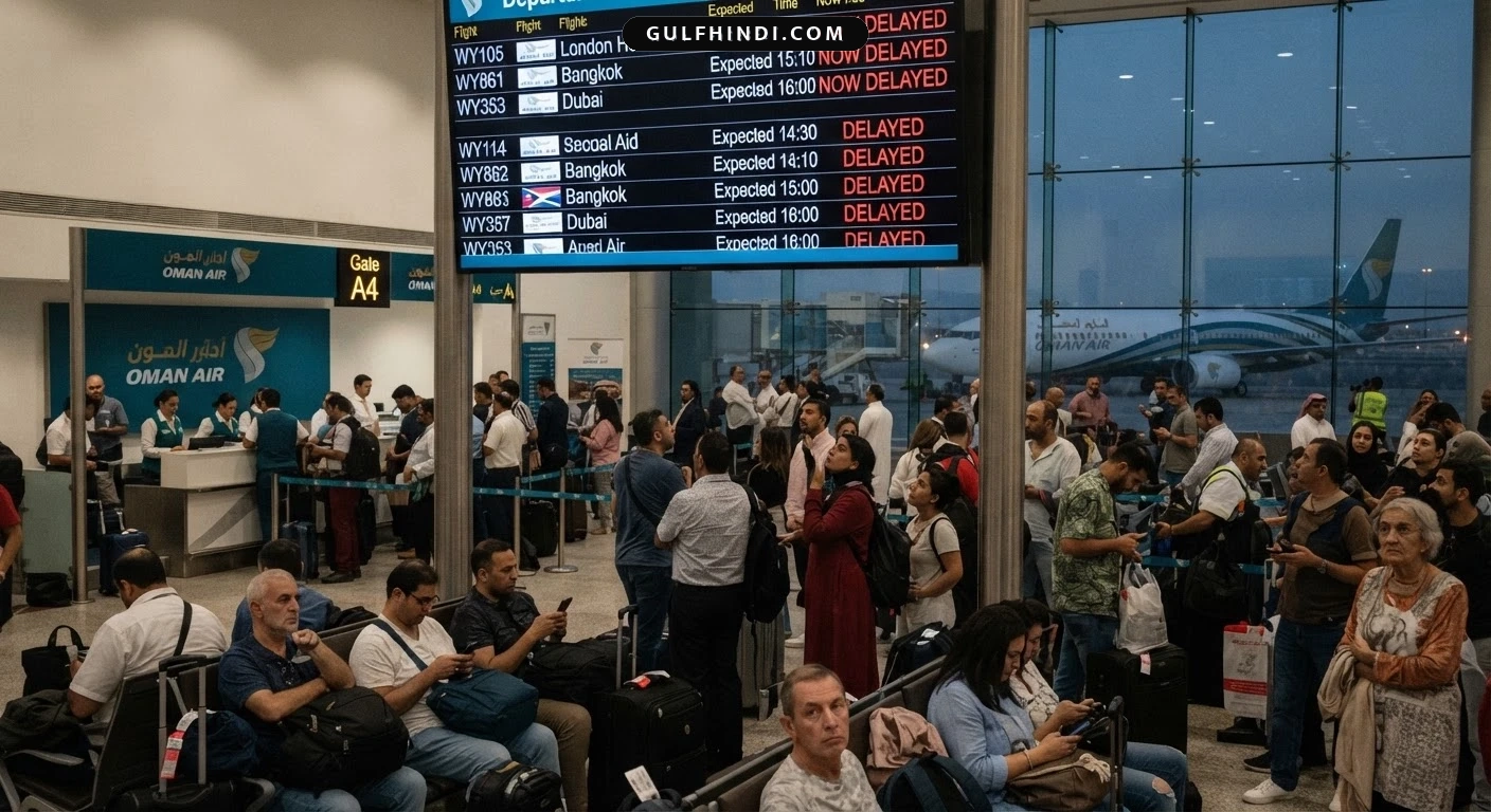 Oman Air Flight Update: ईरान-अमेरिका तनाव का असर, ओमान एयर की उड़ानों में देरी, यात्रियों को करना पड़ रहा इंतज़ार.