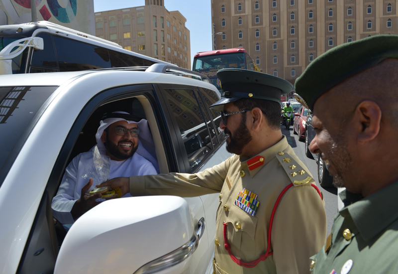 Dubai Police Rove Hotels Celebrate International Day of Happiness