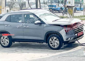 Creta EV Test Mule Spotted