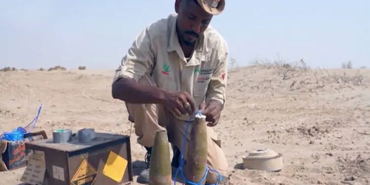 सऊदी परियोजना ने यमन में 1,243 बारूदी सुरंगें हटाईं