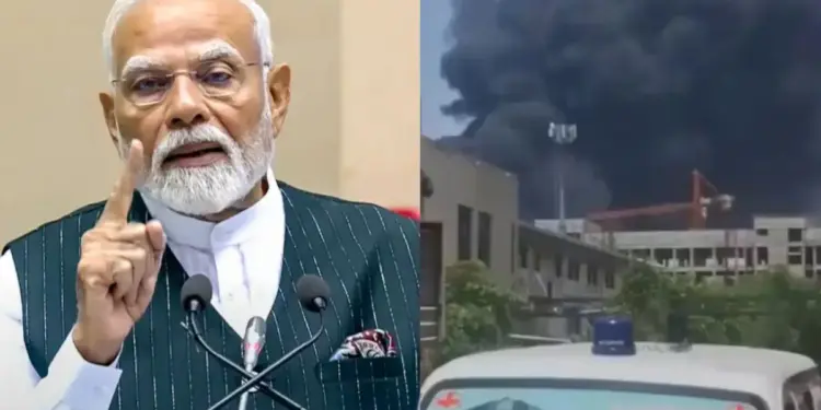 अहमदाबाद प्लेन क्रैश वाली जगह पर पीएम नरेंद्र मोदी का दौरा