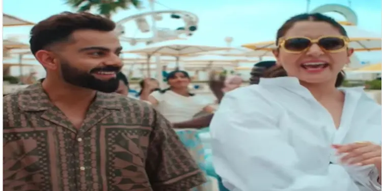 दुबई की गलियों में विराट और अनुष्का, अनोखे अंदाज में किया सफर