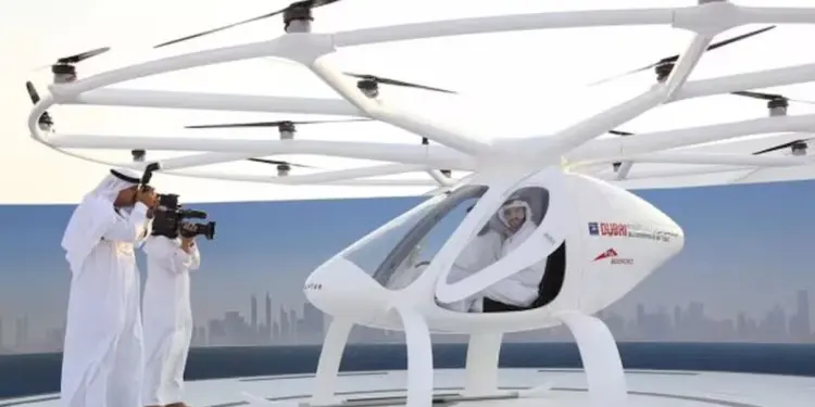 दुबई में शुरू होगी दुनिया की पहली  फ्लाइंग टैक्सी सेवा