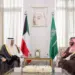 सऊदी क्राउन प्रिंस ने कुवैती प्रधानमंत्री शेख अहमद अब्दुल्ला अल-अहमद अल-सबाह से की मुलाकात