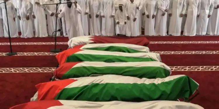 इजरायली हमले में जान गंवाने वाले लोगों का कतर में अंतिम संस्कार, मेसाइमीर कब्रिस्तान में दफनाये गए शव