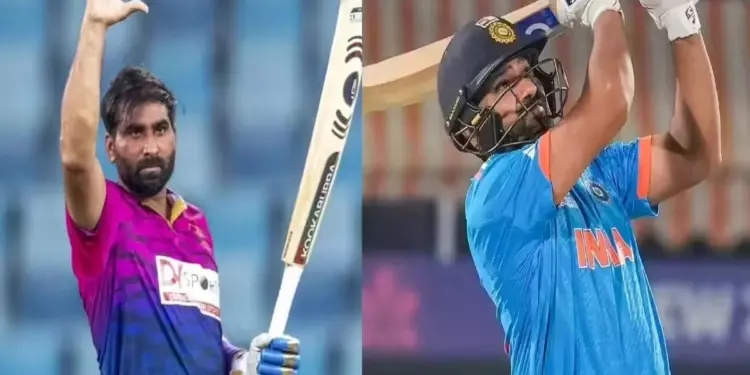 यूएई के कैप्टन ने हिटमैन रोहित शर्मा के तोड़ डाले सारे रिकॉर्ड, 6 छक्के ठोककर रच डाला इतिहास