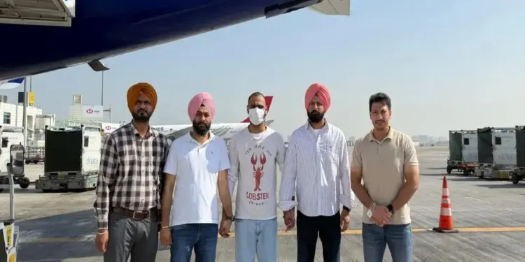 पंजाब के कुख्यात बबर खालसा आतंकी परमेंदर सिंह उर्फ पिंडी को यूएई से भारत लाया गया