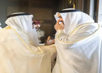 यूएई के राष्ट्रपति शेख मोहम्मद बिन जायद अल नाहयान पहुंचे कुवैत