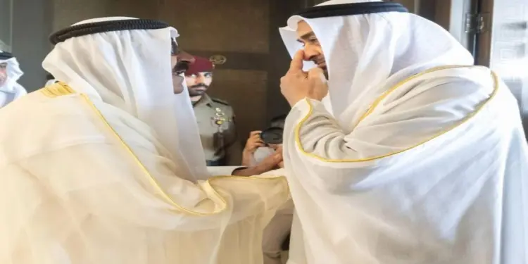 यूएई के राष्ट्रपति शेख मोहम्मद बिन जायद अल नाहयान पहुंचे कुवैत